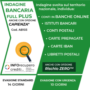 rintraccio conti correnti